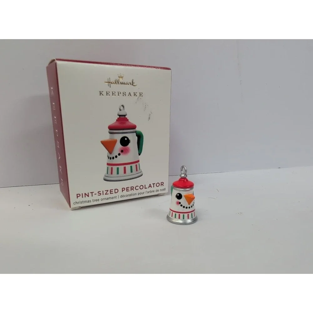 2020 Hallmark Ornament  PINT SIZED PERCOLATOR  Mini Ornament